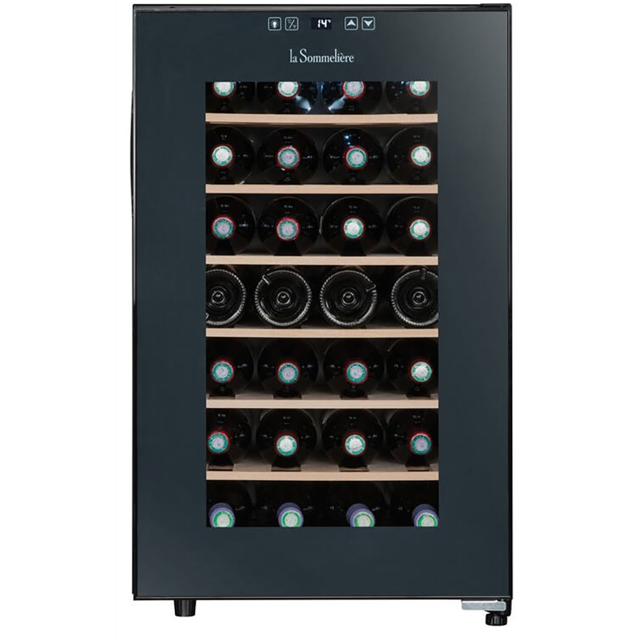 product image Sommeliere Wine Cooler 28 Bottle Black H 73.5cm x W 45cm x D 52.8cm