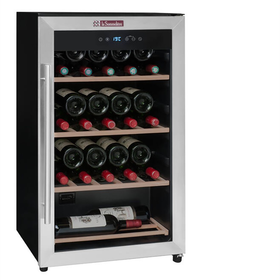 product image Sommeliere Wine Cooler 34 Bottle S/Steel H 83.8cm x W 48cm x D 43cm