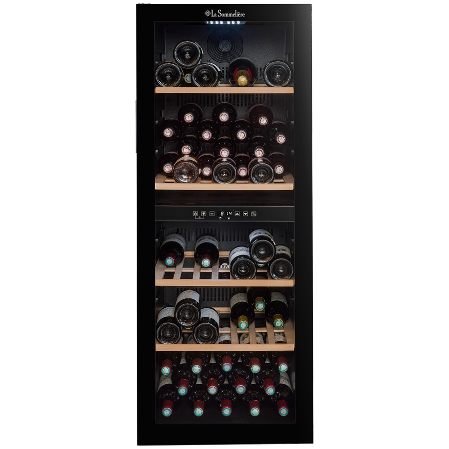 product image Sommeliere Wine Cooler Black 86 Bottles H 128.5cm x W 48cm x D 57.5cm