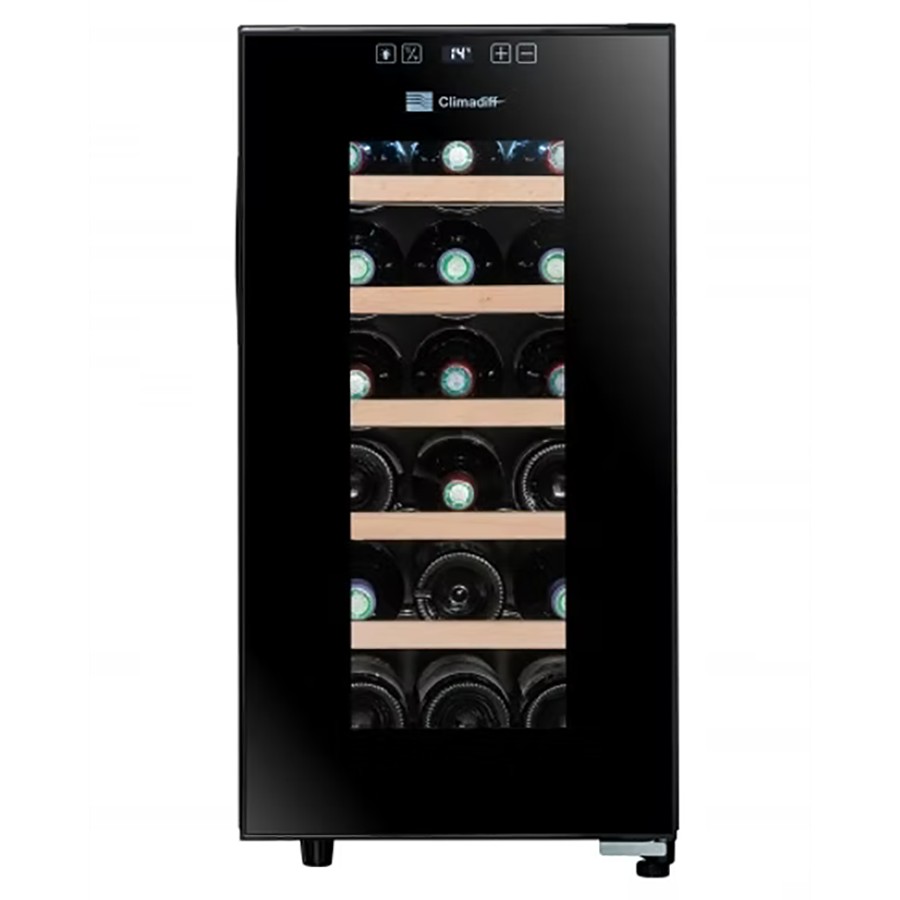 product image Climadiff Wine Cooler 18 Bottles Black H 67cm x W 34.5cm x D 48.5cm
