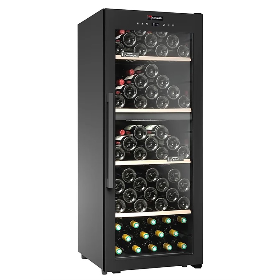 product image Climadiff Wine Cooler 110 Bottles Black H 125.5 x W 54.0 x D 50.0cm