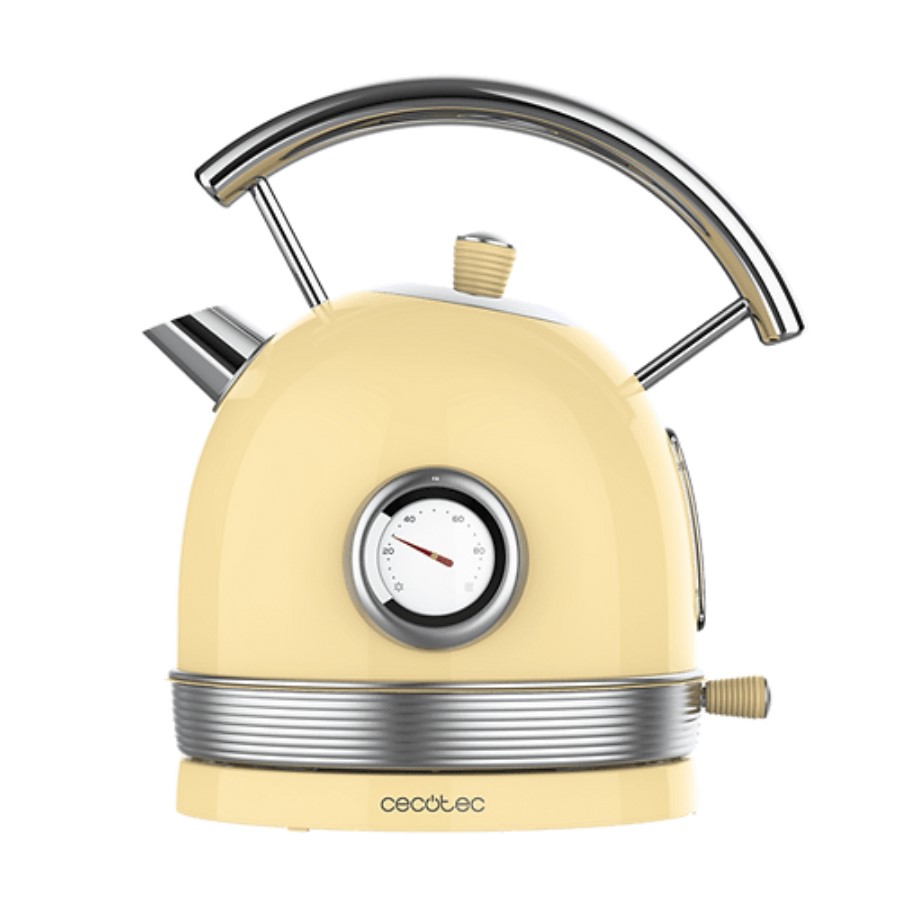product image Cecotec Kettle Vintage Light Yellow Thermosense 420