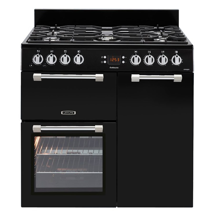 product image Leisure 90 cm Gas Range Cooker Black H 90cm x W 90cm x D 60cm