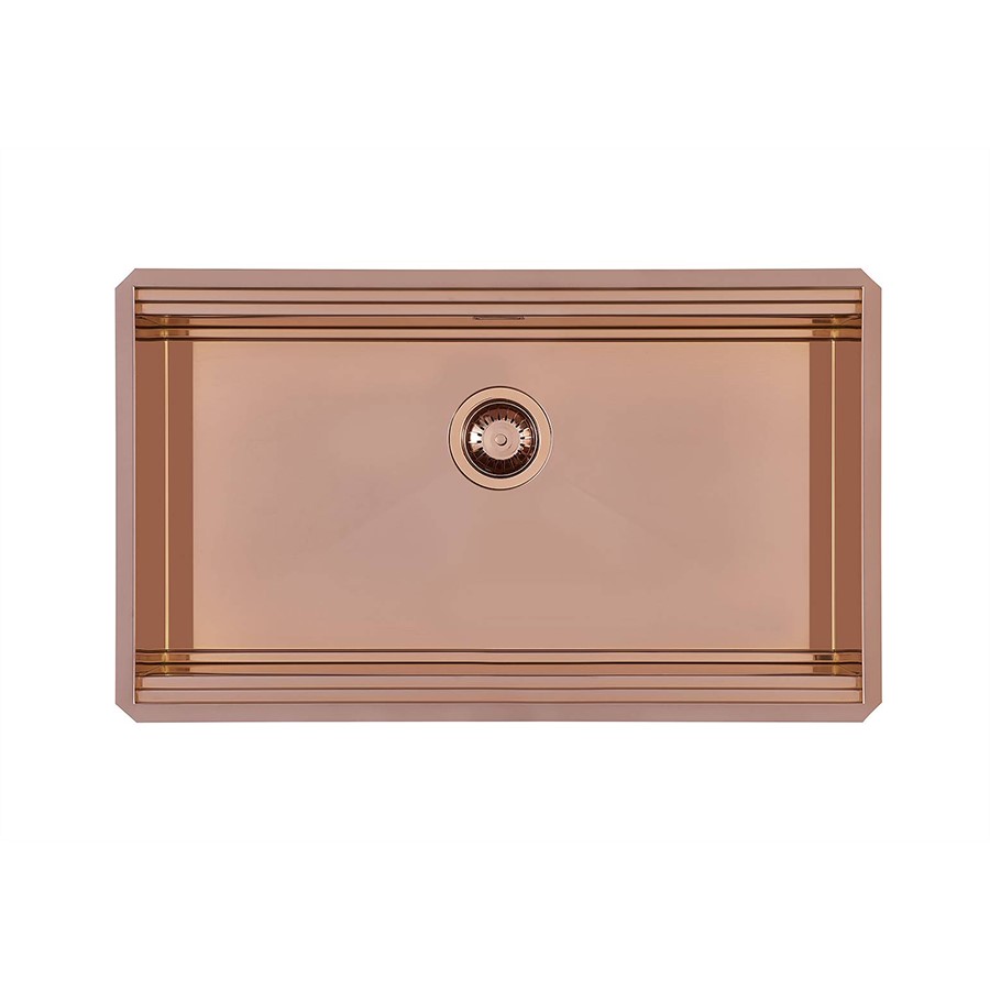 product image Foster Sink Milanello Copper UM S/Steel 79 x 46 cm 
8100602 Black Grid Milanello