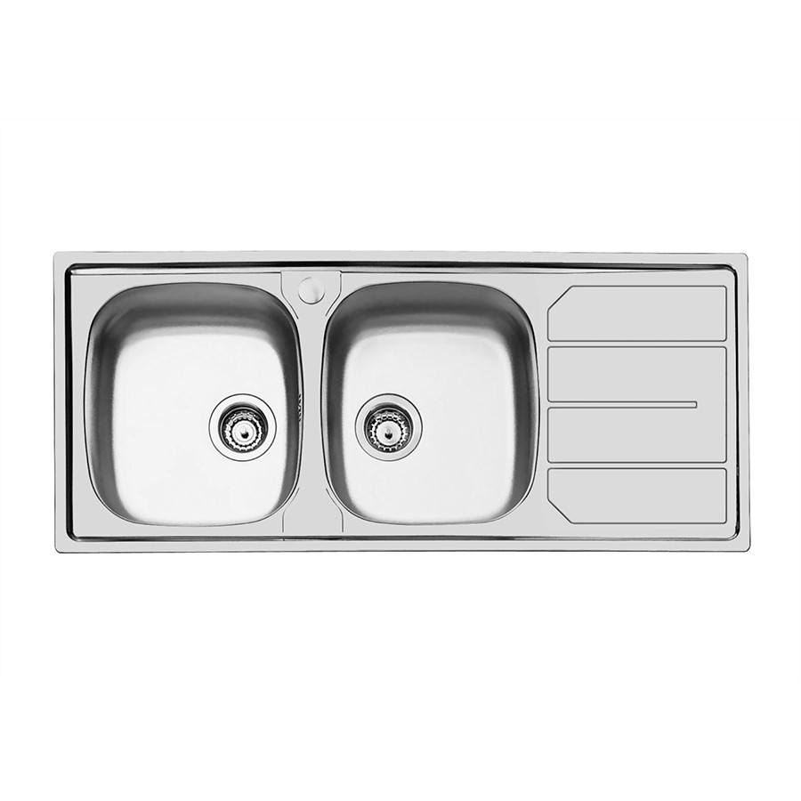 product image Foster Sink S10000 St/St 116 x 50 cm Standard (8 mm Edge)