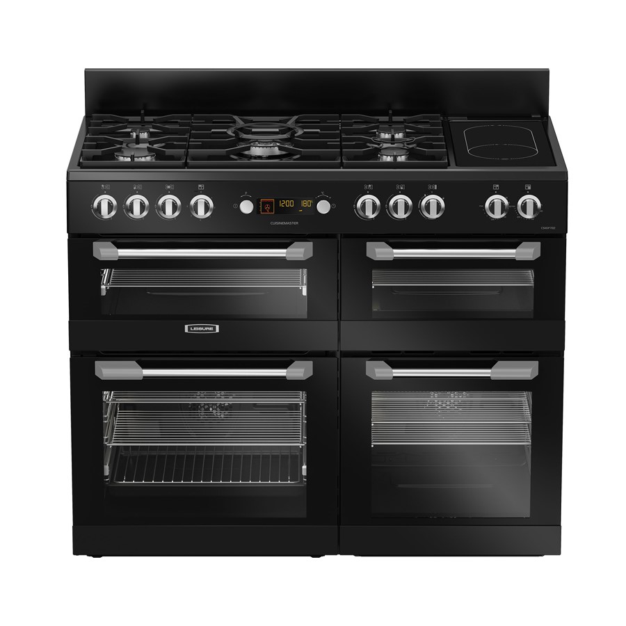 product image Leisure 110 cm Dual Fuel Cooker Black H 90cm x W 110cm x D 60cm