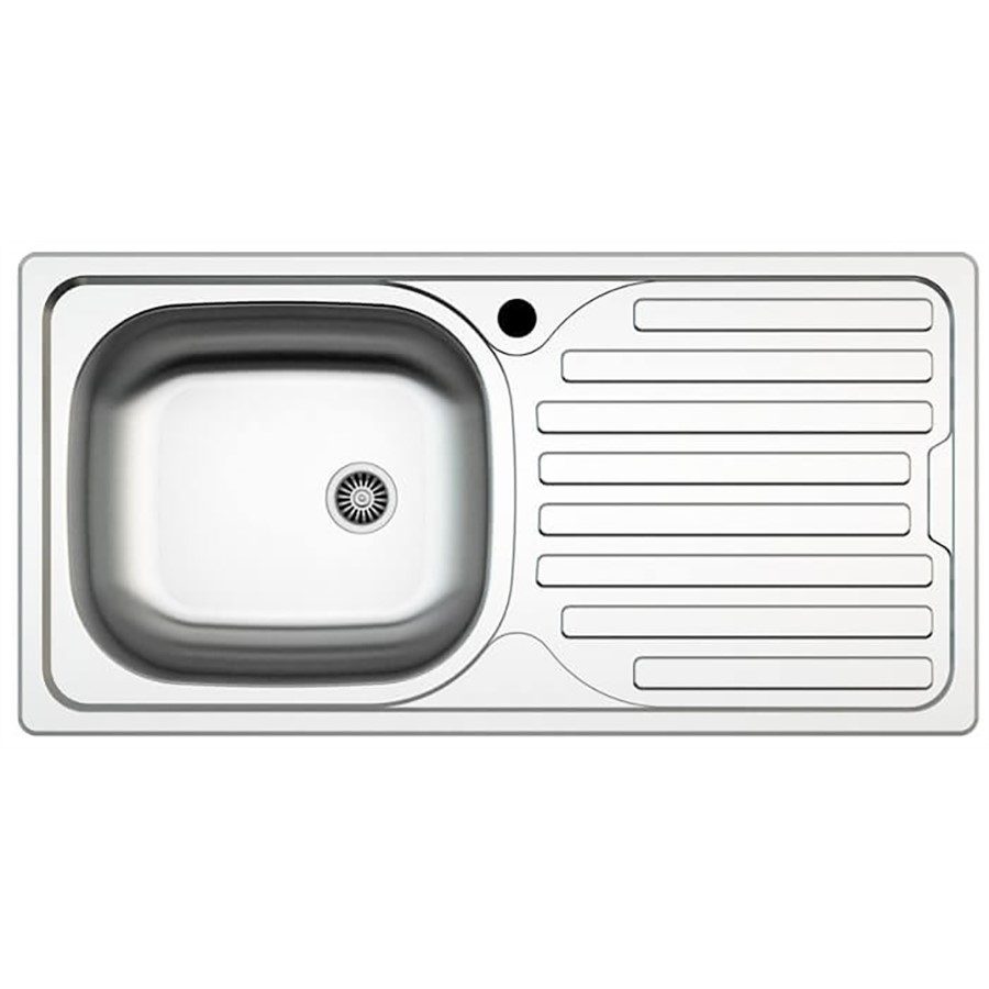 product image Asil 1 Bowl Sink 86 x 43.5cms LINEN Rental Normal Drain