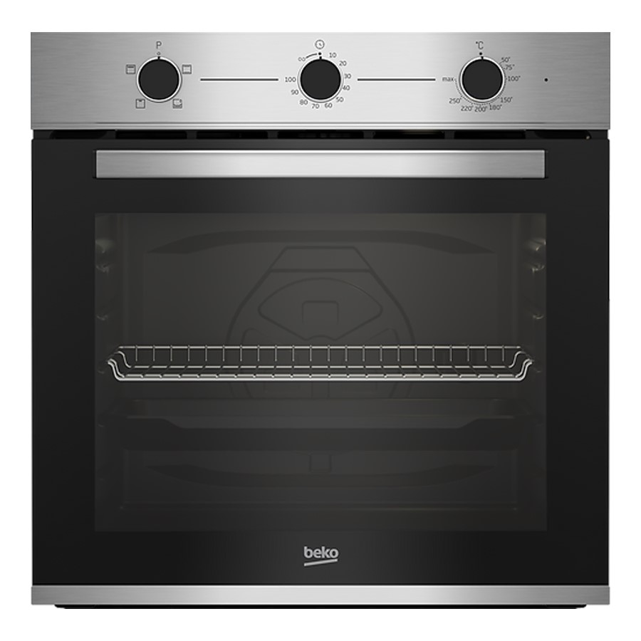 product image Beko Oven Electric Built-In Black & S/S H 59.5cm x W 59.4cm x D 56.7cm