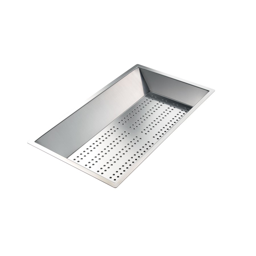 product image Foster SS Perforated Tray Drilled Bowl H 38cm x W 21.5cm x D 3.9cm