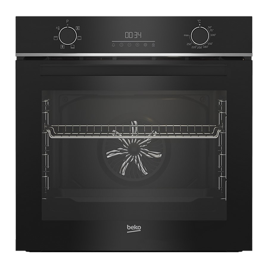 product image Beko Oven Electric 6 Function Black H 59.5cm x W 59.4cm x D 56.7cm