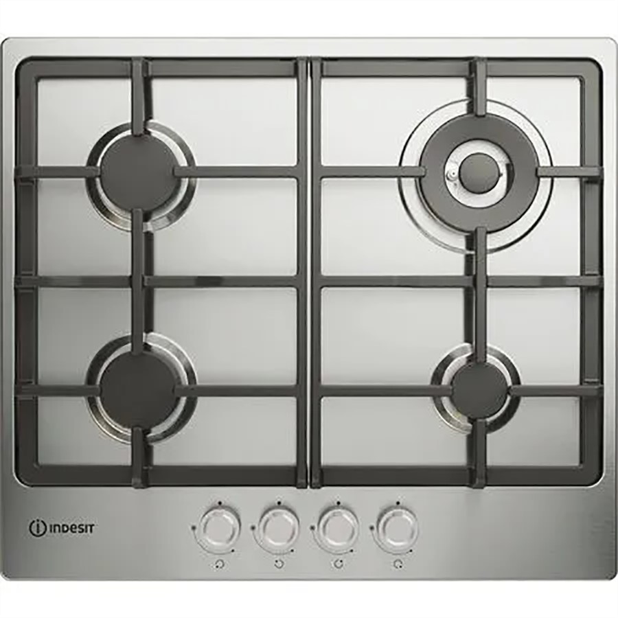 product image Indesit Hob Gas 4 Burner Stainless Steel 