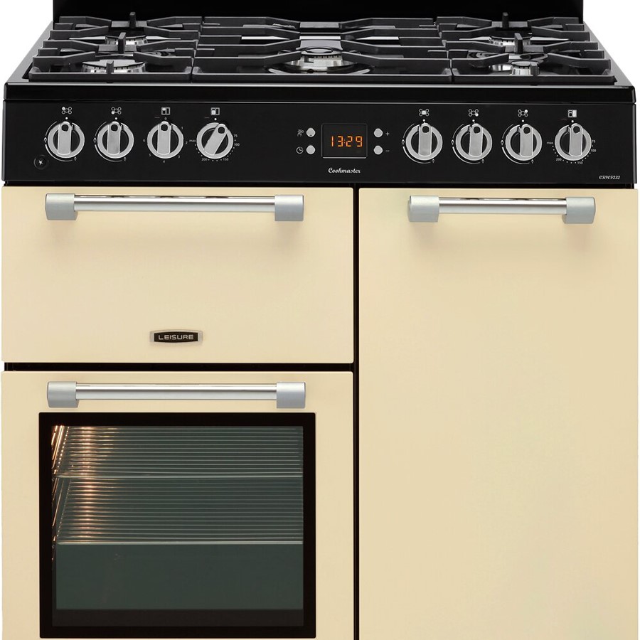 product image Leisure 90cm Dual Fuel RangeCooker Cream H 90cm x W 90cm x D 60cm