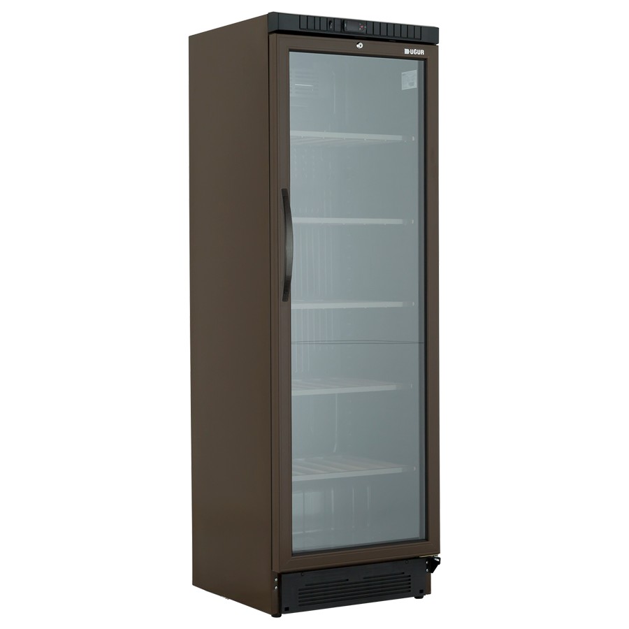 product image Ugur Black Glass Door 334Litres Wood Int H 198cm x W 59.5cm x D 64cm