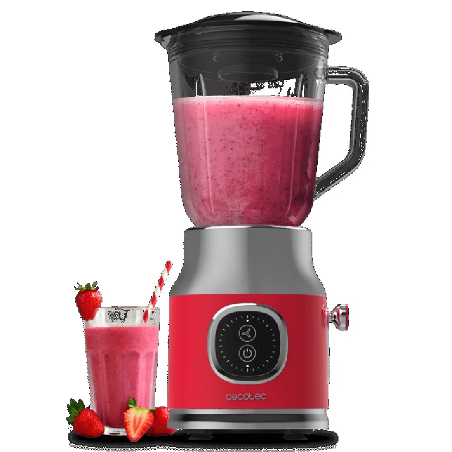product image Cecotec Blender Retro Twist Red 