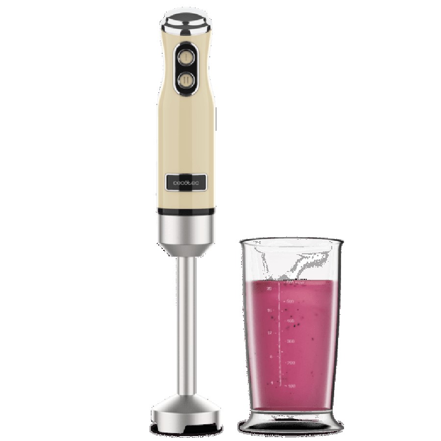 product image Cecotec Hand Blender Retro Yellow 1200 w 