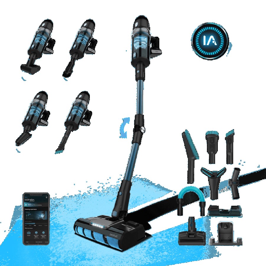 product image Cecotec VacuumCleaner CongaRockstar 9500 Connected Ergowet 3000 IA