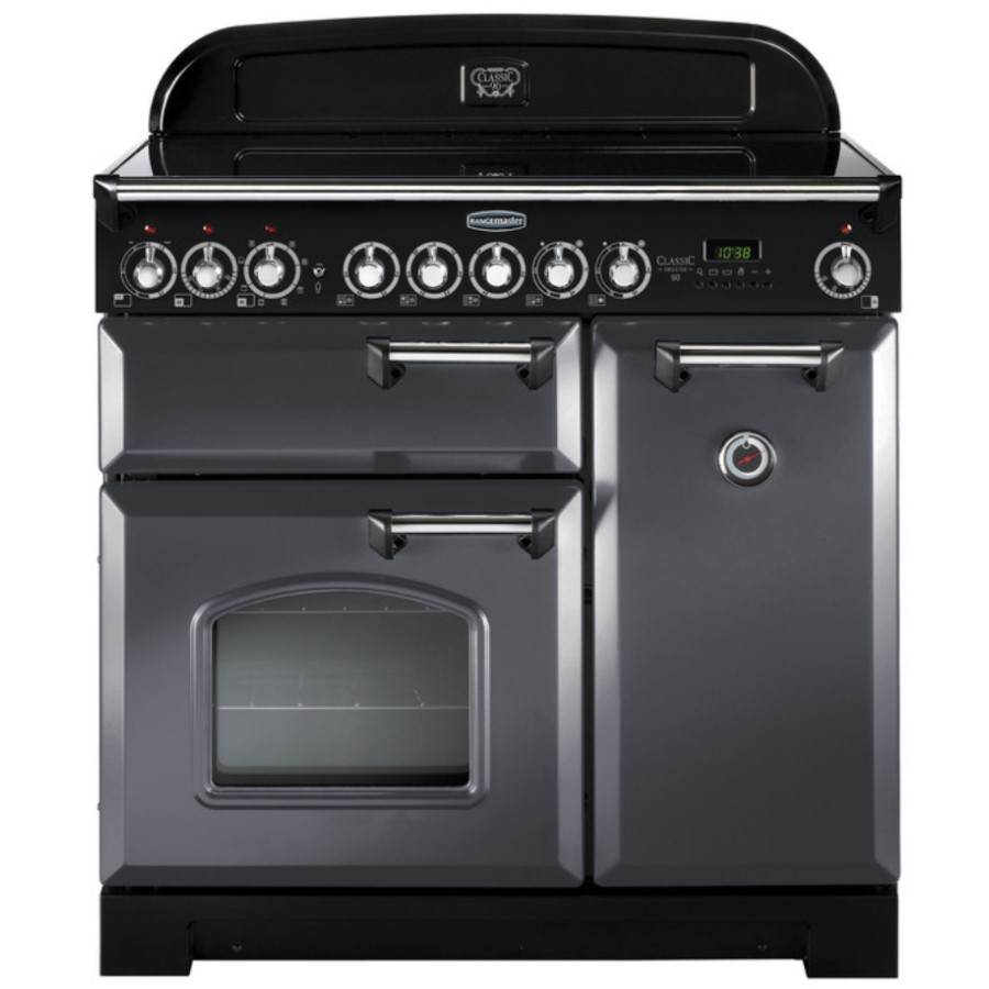 product image RangeM Class DL 90 Ceramic Slate Chrome H 90.5/93.0 cm x W 90.0 cm x D 60.8 cm