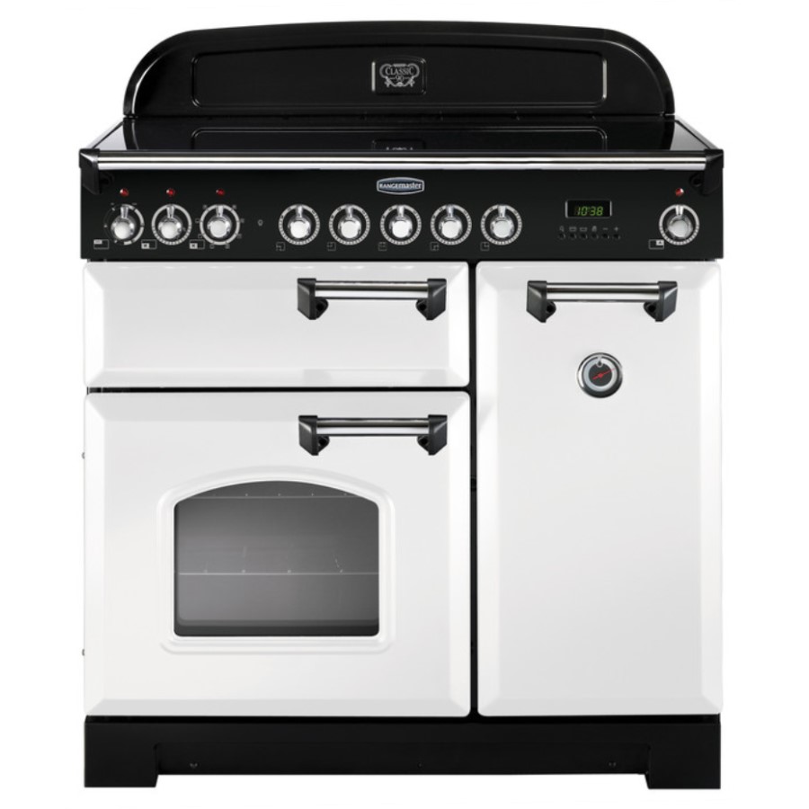 product image RangeM Class DL 90 CER. White Chrome H 90.5/93.0 cm x W 90.0 cm x D 60.8 cm