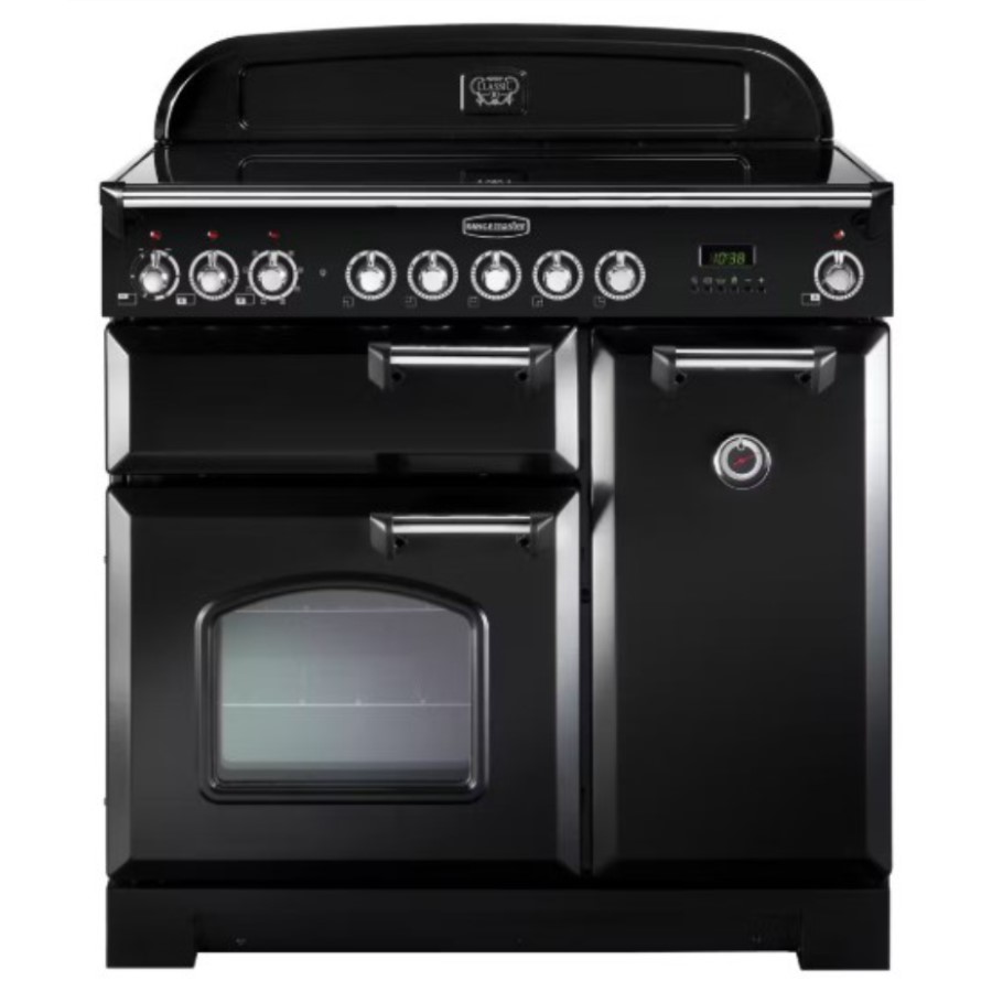 product image RangeM Class DL 90 IND. Black Chrome H 90.5/93.0 cm x W 90.0 cm x D 60.8 cm