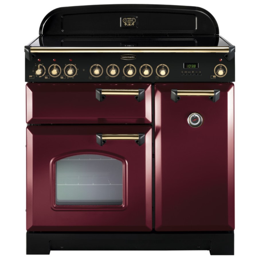product image RangeM Class DL 90 IND. Cranberry Brass H 90.5/93.0 cm x W 90.0 cm x D 60.8 cm