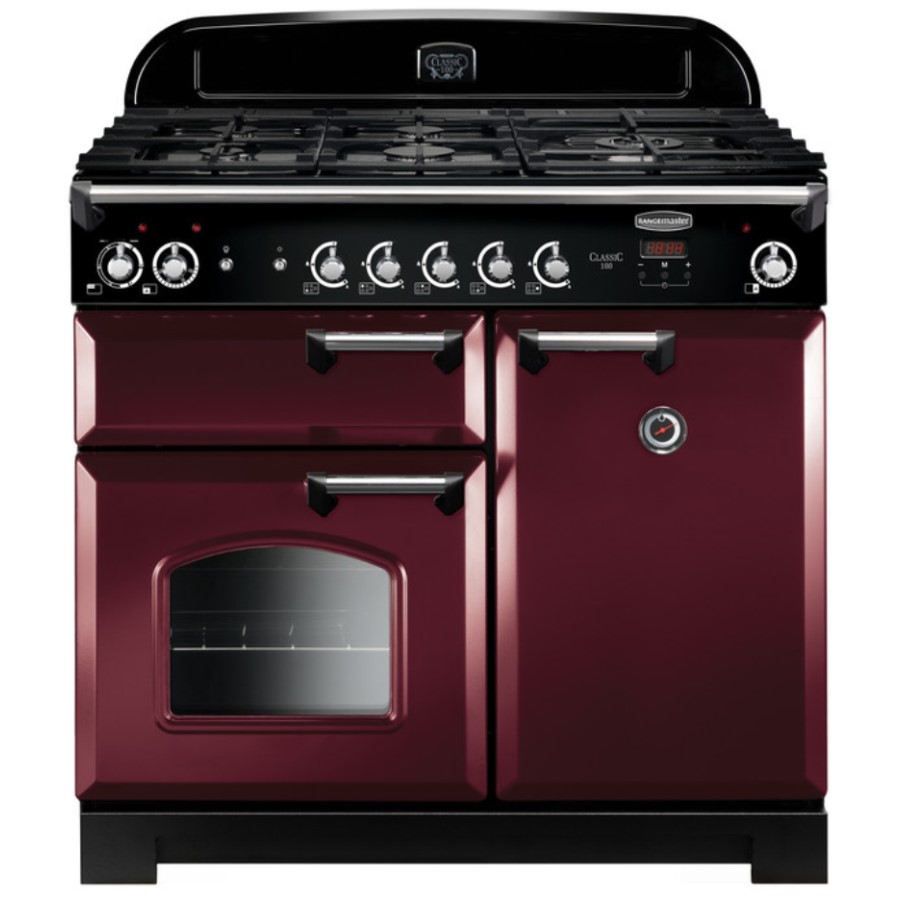 product image RangeM Class 100  DF Cranberry Chrome H 90.5/93.0 cm x W 99.4 cm x D 60.8 cm