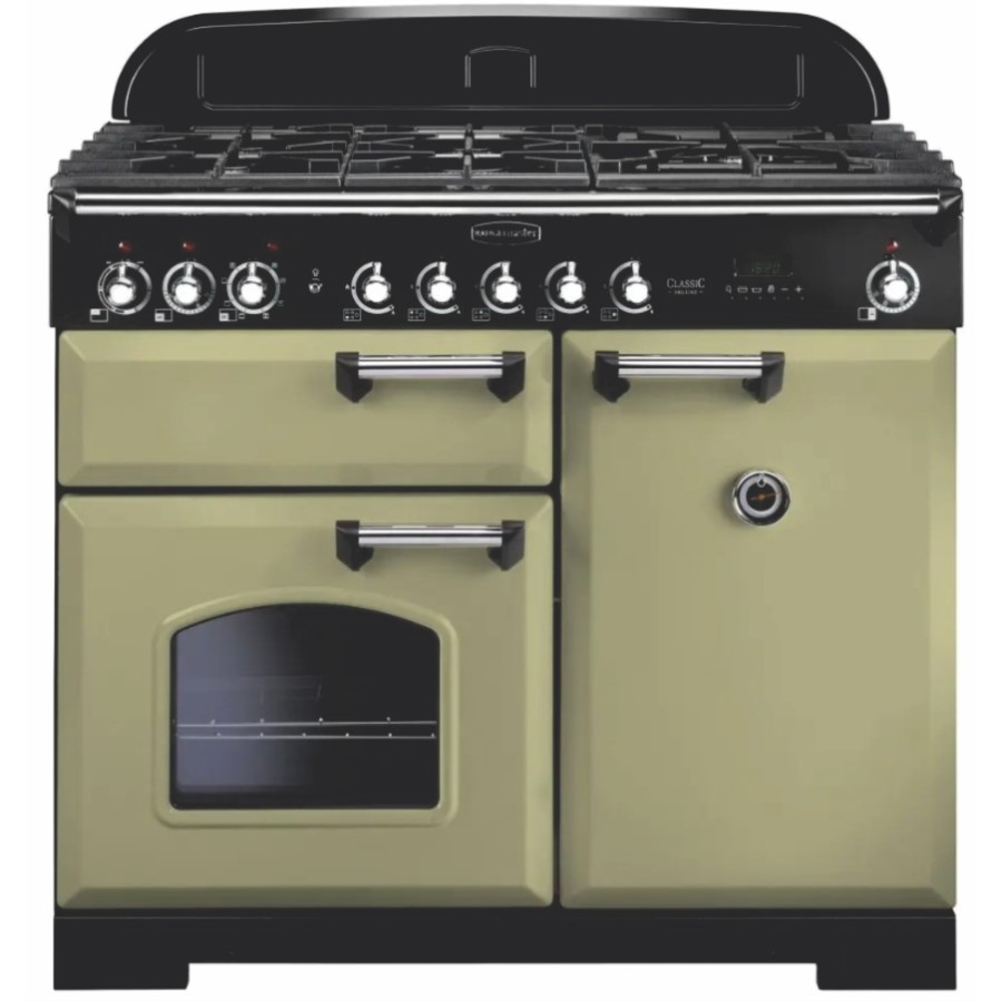 product image RangeMaster DL 100 D/Fuel Olive Gr.Chrom W: 99.4 cm - D: 67 cm - H: 90.5 / 93