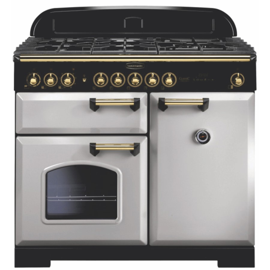 product image RangeMaster DL 100 D/F Royal Pearl Brass W: 99.4 cm - D: 60.8 cm - H: 90.5 / 93