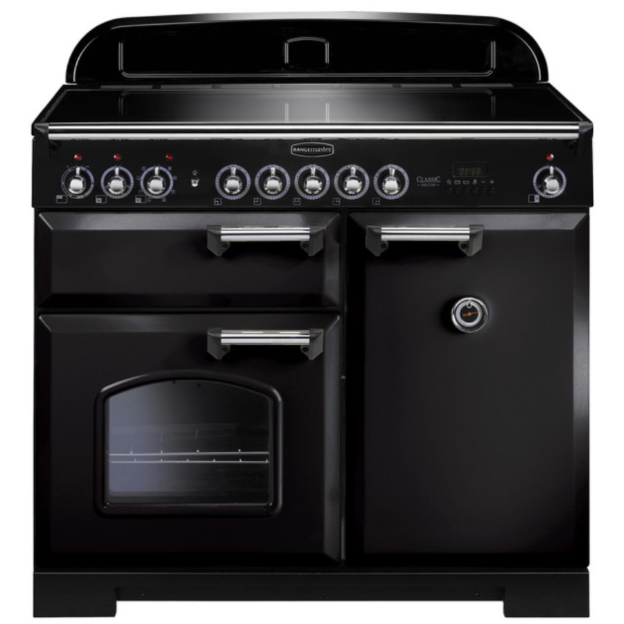 product image RangeMaster DL 100 Ind. Black Chrome W: 99.4 cm - D: 60.8 cm - H: 90.5 / 93