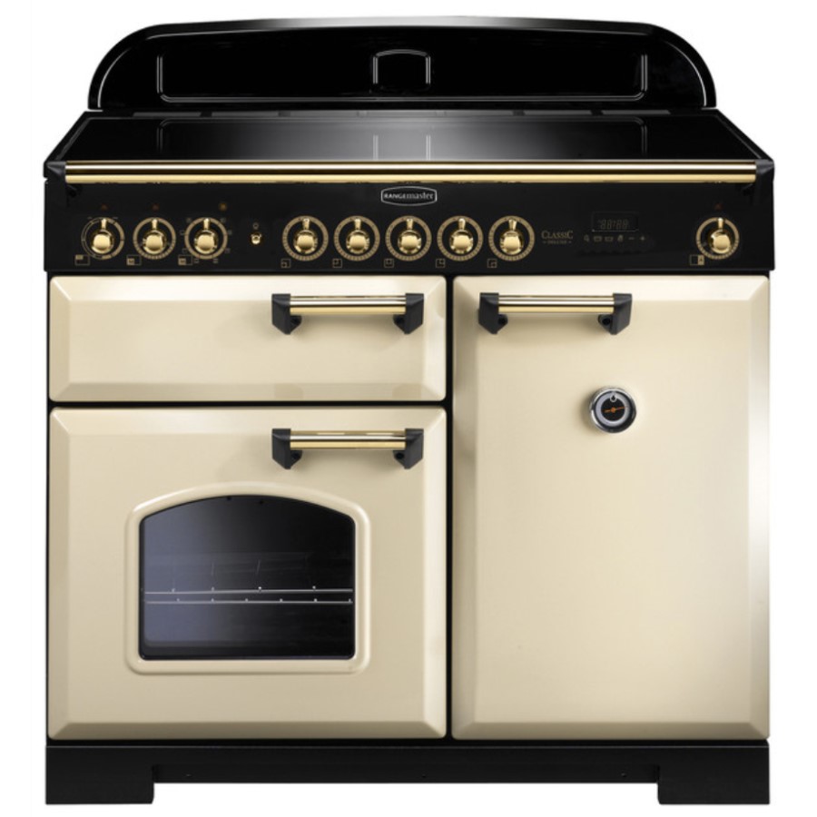 product image RangeMaster DL 100 Induction Cream Brass W: 99.4 cm - D: 60.8 cm - H: 90.5 / 93 cm