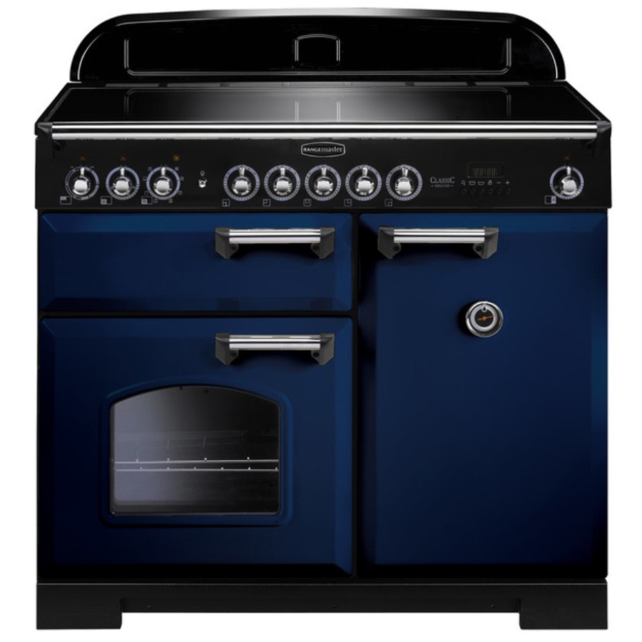 product image RangeMaster DL 100 Induction Blue Chrome 