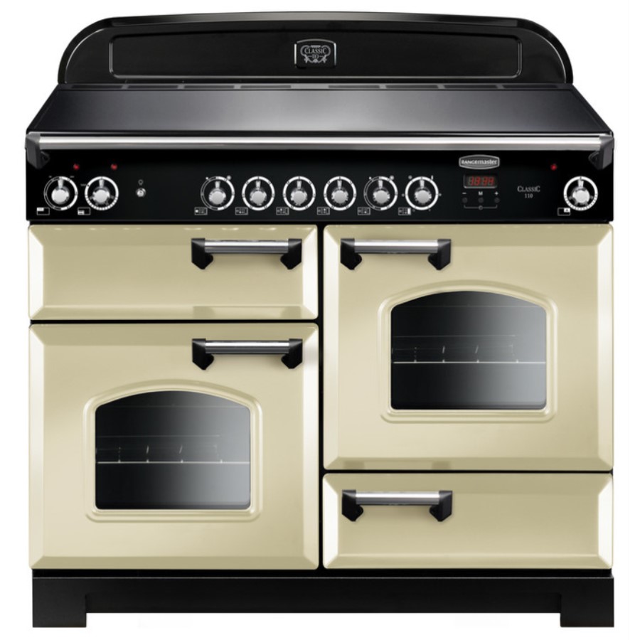 product image RangeM Class 110 Ceramic Cream Chrome H 90.5/93.0 cm x W 110.0 cm x D 60.8 cm