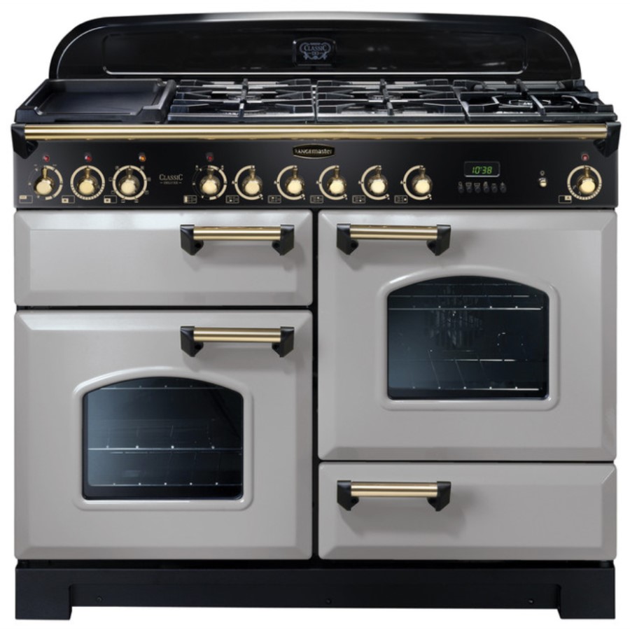 product image RangeMaster DL 110 D/F Royal Pearl Brass H 90.5/93.0 cm x W 109.2 cm x D 60.8 cm