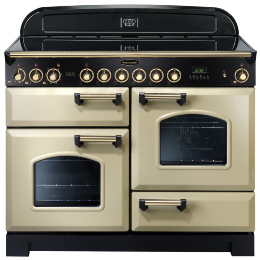 product image RangeM Class DL 110 CER. Cream Brass H 90.5/93.0 cm x W 110.0 cm x D 60.8 cm