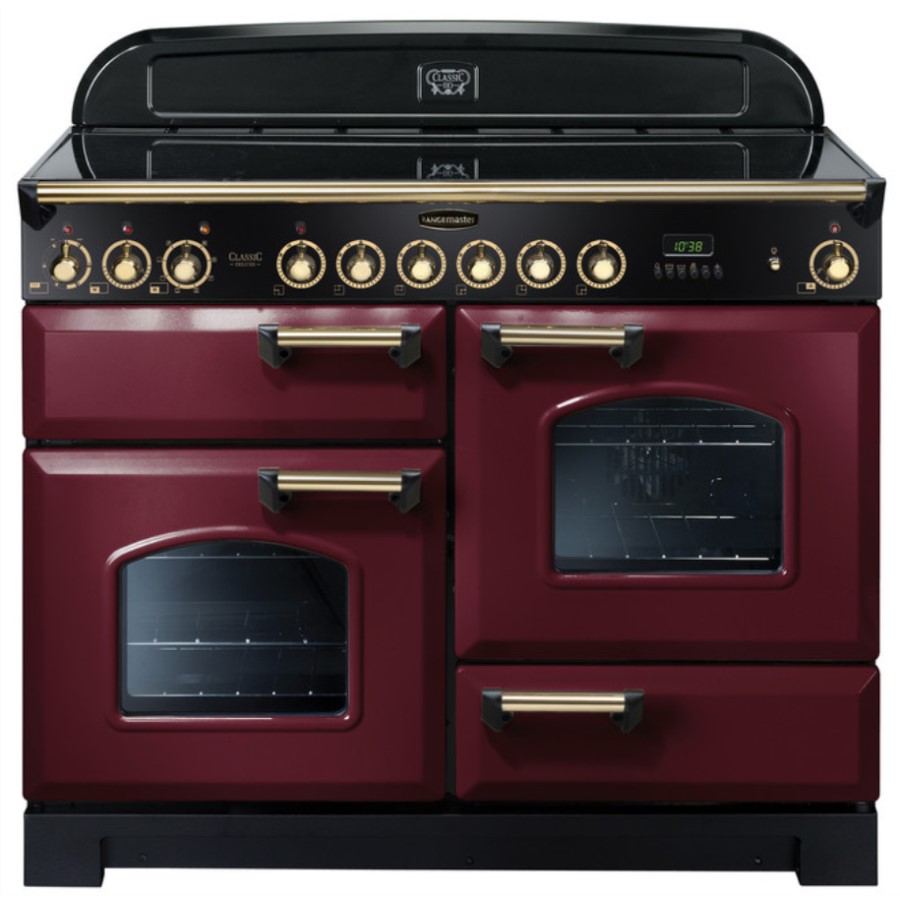 product image RangeM Class DL 110 CER. Cranberry Brass H 90.5/93.0 cm x W 110.0 cm x D 60.8 cm