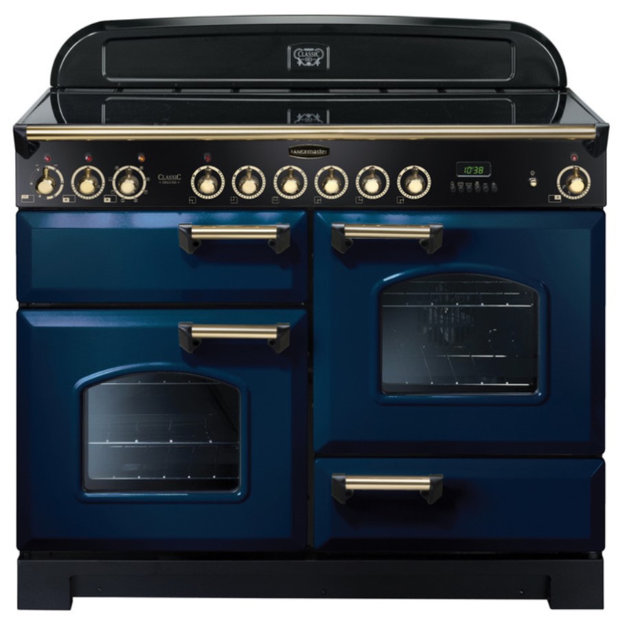 product image RangeM Class DL 110 CER. Blue Brass H 90.5/93.0 cm x W 110.0 cm x D 60.8 cm