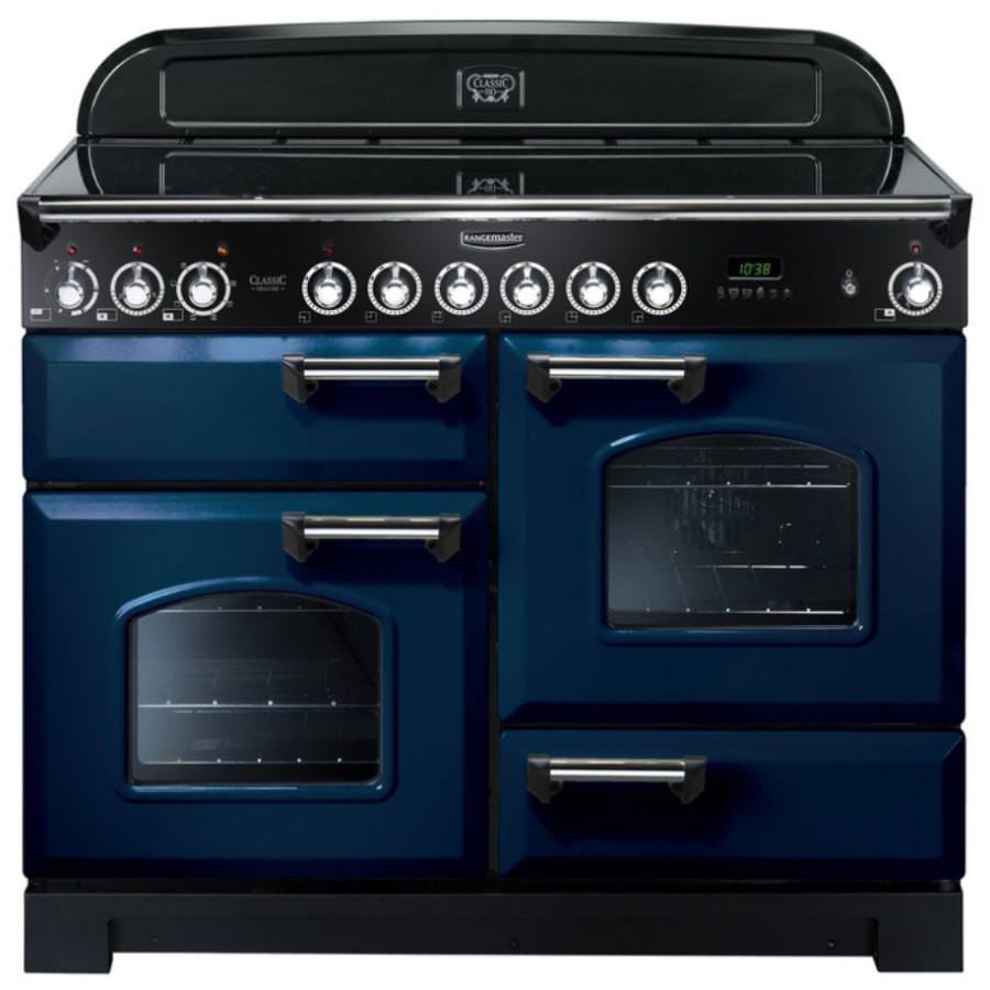 product image RangeM Class DL 110 CER. Blue Chrome H 90.5/93.0 cm x W 110.0 cm x D 60.8 cm