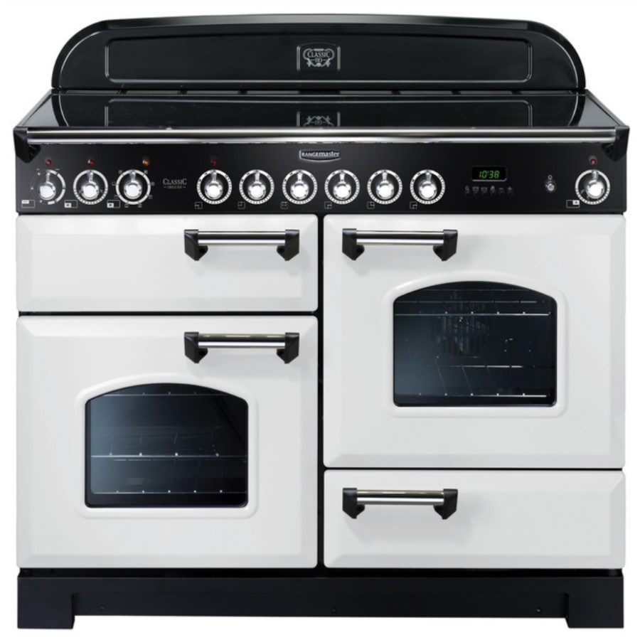 product image RangeM Class DL 110 CER. White Chrome H 90.5/93.0 cm x W 110.0 cm x D 60.8 cm