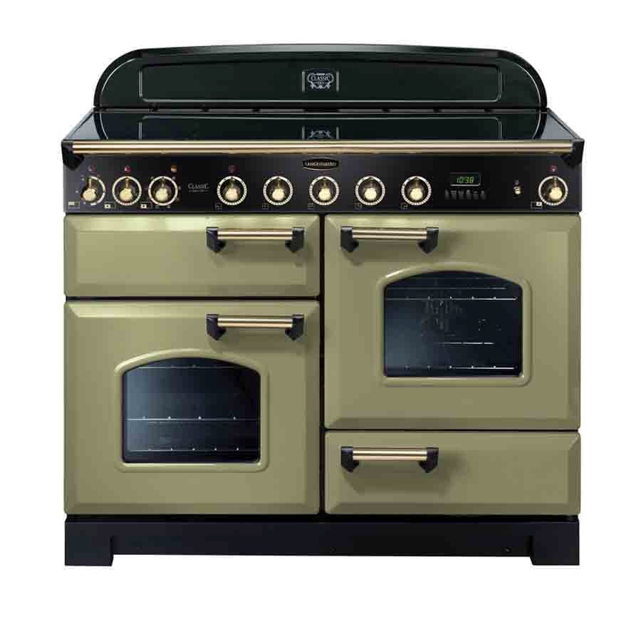 product image RangeM Class DL 110 IND. Olive Grn Chrom H 90.5/93.0cm x D 67.0cm x W 110.0cm
