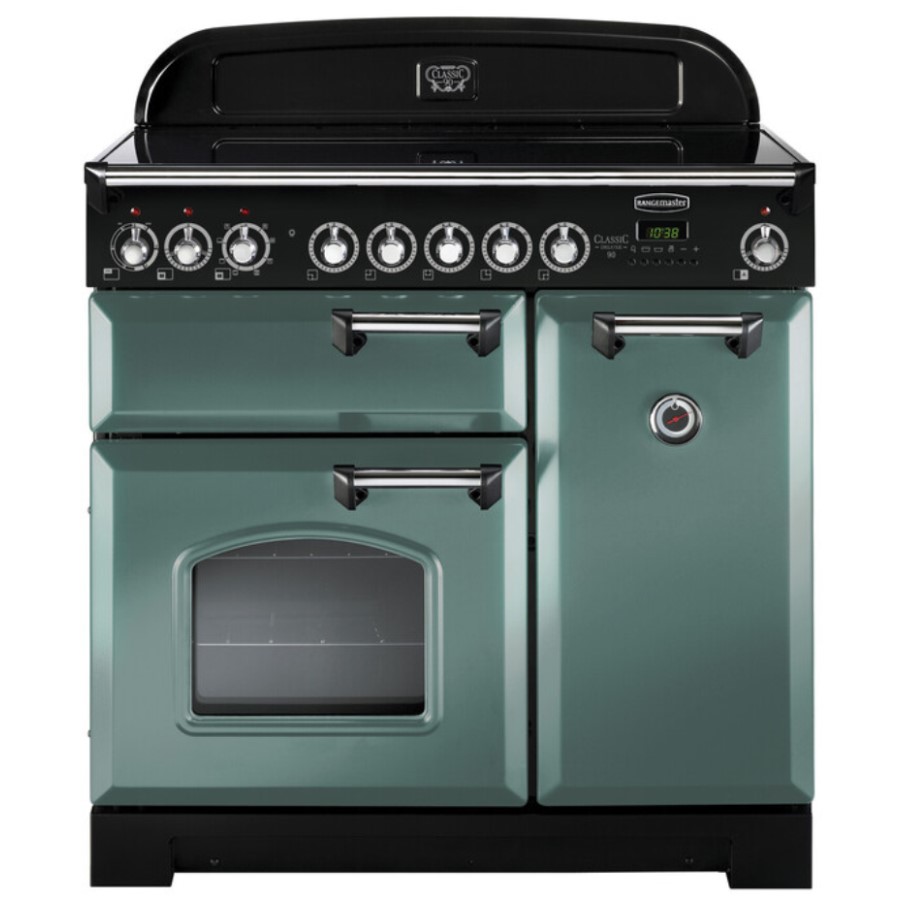 product image RangeM Class DL 90 IND. Minrl Grn/CHR UK H 90.5/93.0 cm x W 90.0 cm x D 60.8 cm