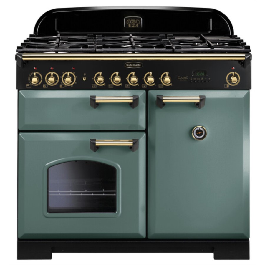 product image RangeMaster DL 100 D/Fuel M/ Green/Bras W: 99.4 cm - D: 60.8 cm - H: 90.5 / 93