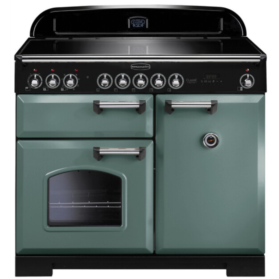product image RangeMaster DL100 Ind. Min/Grn Chrome W: 99.4 cm - D: 60.8 cm - H: 90.5 / 93 cm