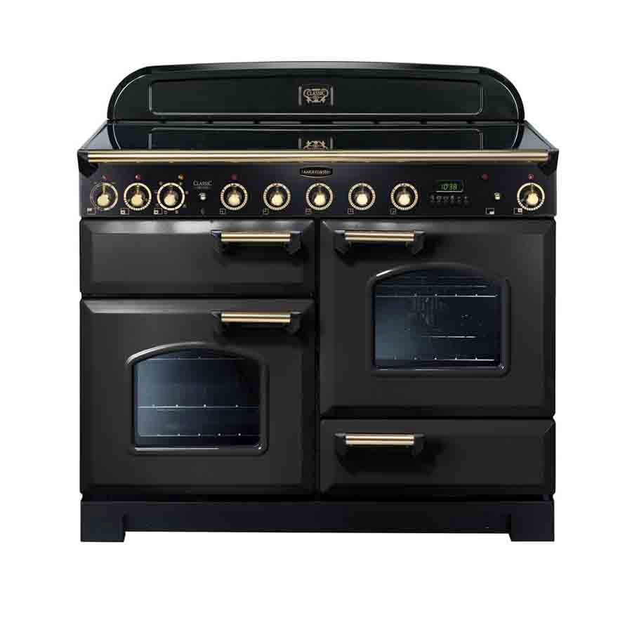 product image RangeM Class DL 110 IND Chrcl Blk/Bras G H 90.5/93.0cm x W 110.0cm x D 67.0cm