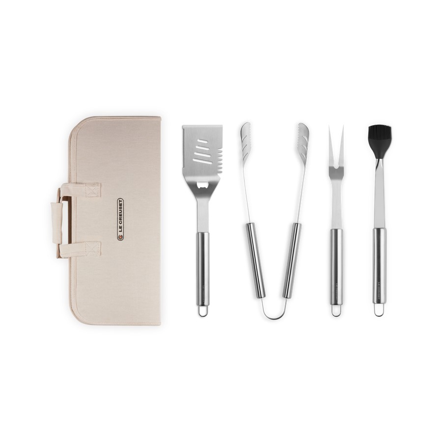 product image Le Creuset O/Door BBQ Set 4 Tools M/Blk 