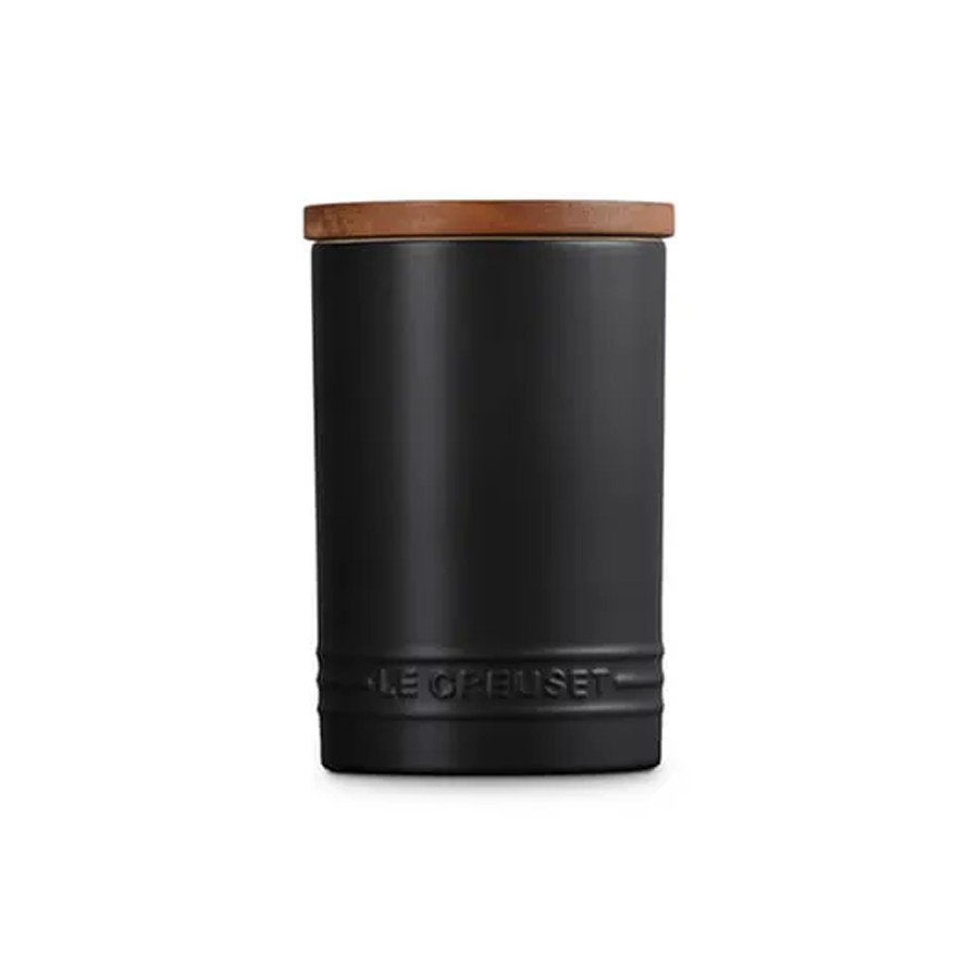 Le Creuset Storage Jar Mat Black 770 ml Image