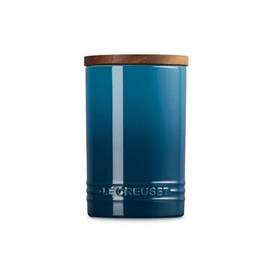 Le Creuset Storage Jar Deep Teal 770 ml Image