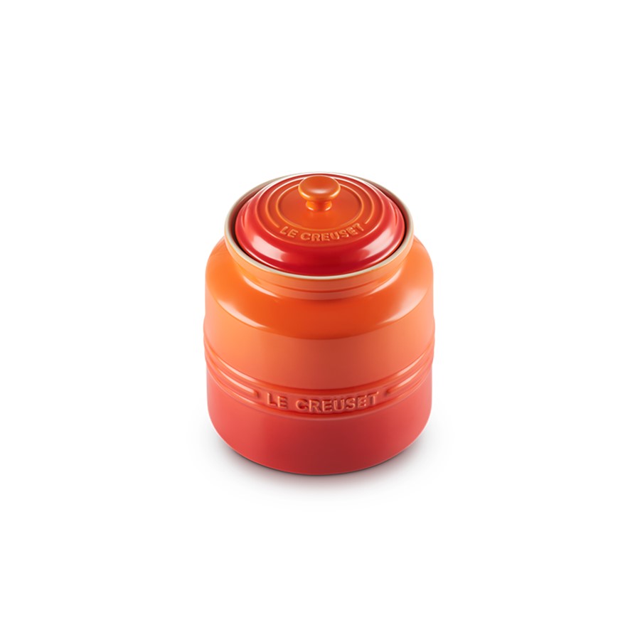 Le Creuset Cookie Jar Flame 2.4 Litre Image