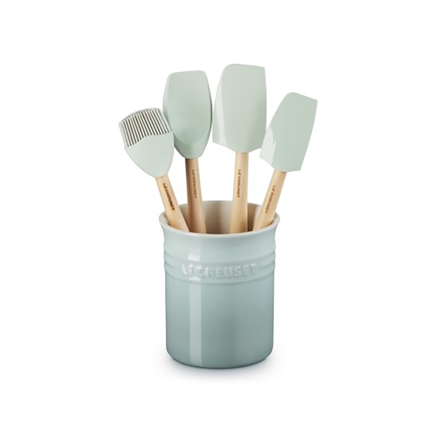 Le Creuset Utensil Jar+4 Utensils S/Salt Image