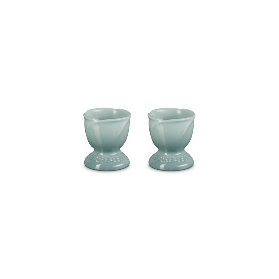product image Le Creuset  2 Tulip Egg Cups Sea Salt 