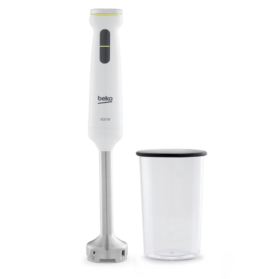product image Beko Hand Blender Glass White 1 Ltr. Turbo function, ergonomic handle