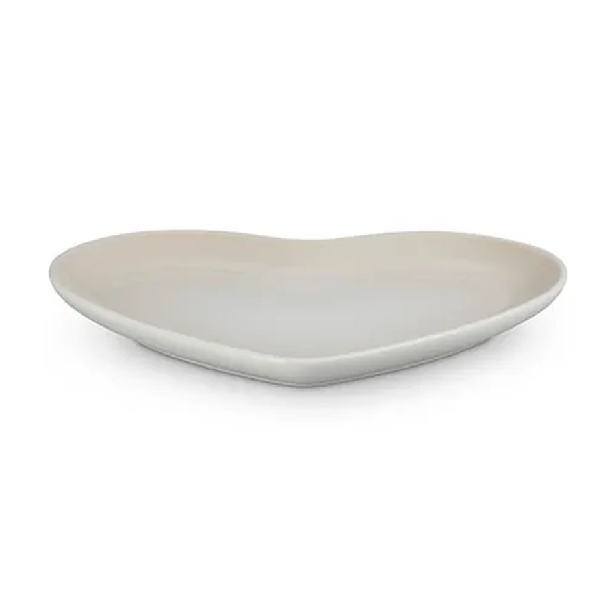 Le Creuset Heart Plate Meringue 22 cm Image